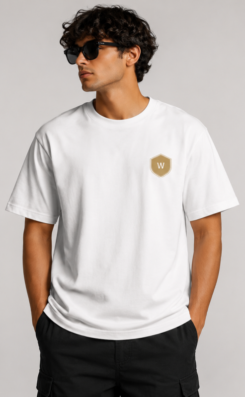 Men\'s Premium PolyCotton Graphic Printed Regular T-Shirt | Your Limit Is Your Mind | White